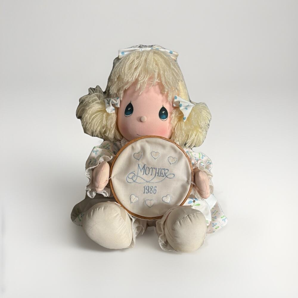 Vintage Precious Moments Dolls Katie 1986 Mother Applause Plush 15”